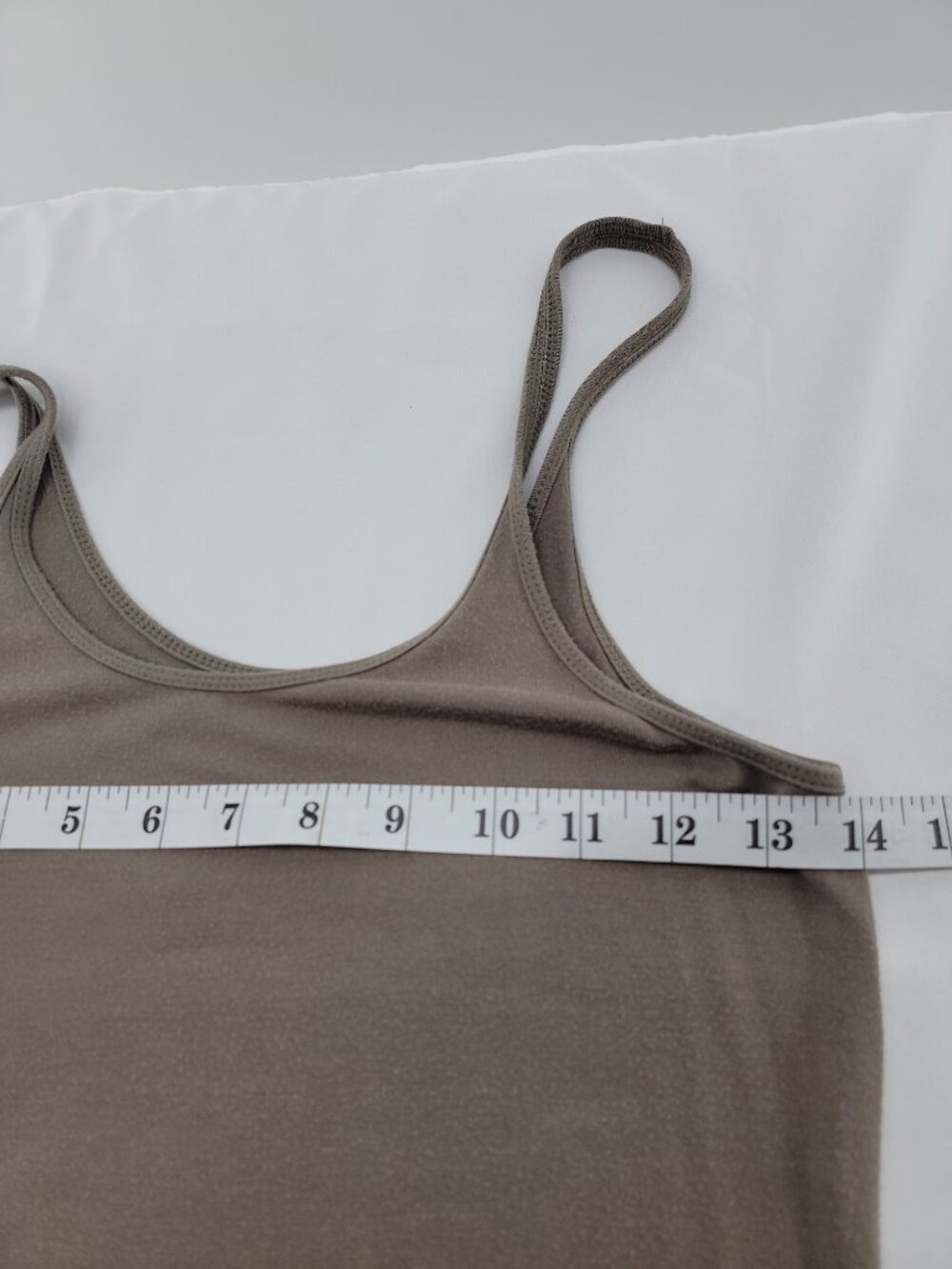 Alexander Wang Taupe Modal Tank Maxi Dress Minimalist Bodycon Slip Small - Picture 4 of 6